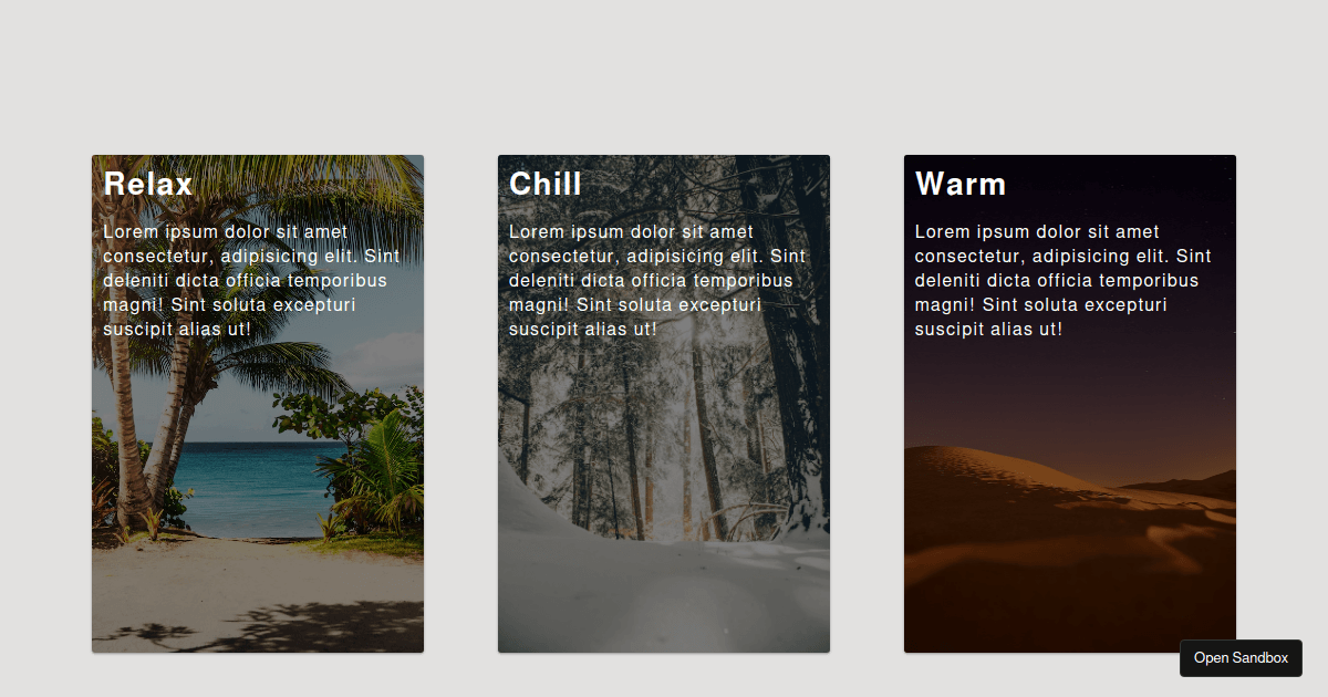 card - Codesandbox