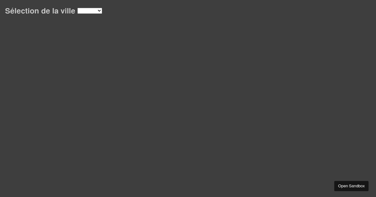 angular - Codesandbox