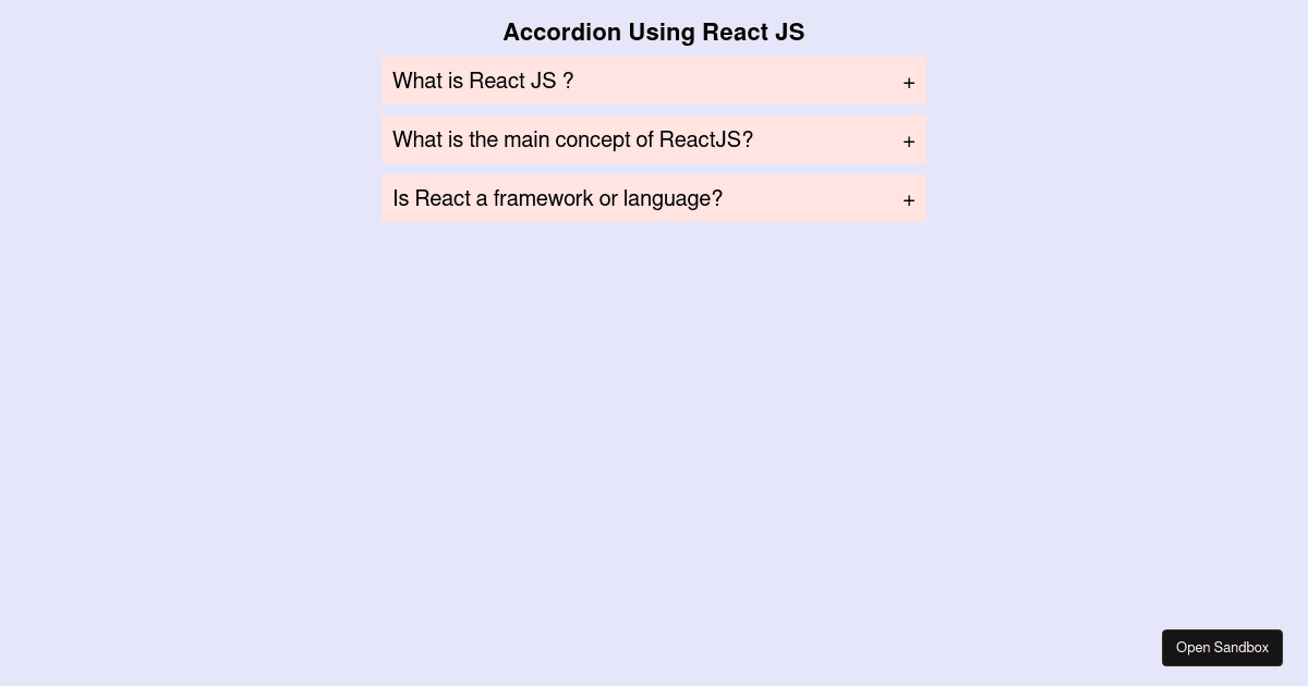 react - Codesandbox