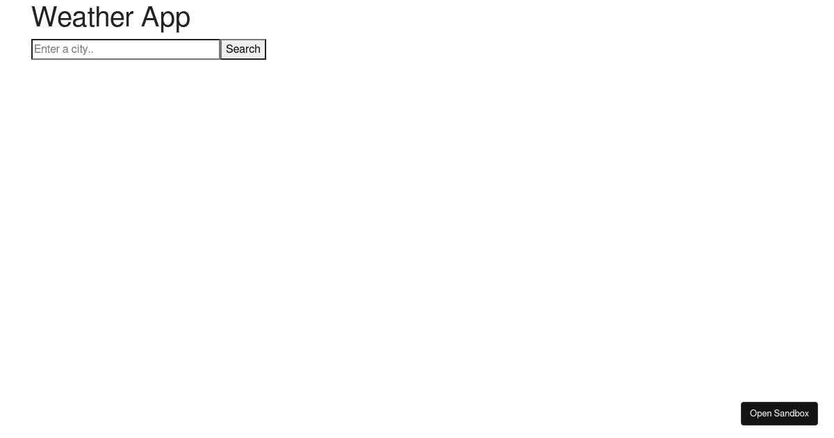 React Search engine solution (forked) - Codesandbox