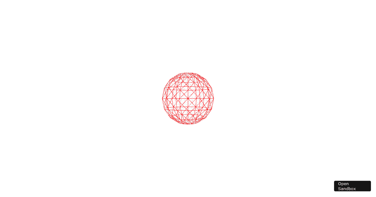 custom MeshSurfaceSampler - Codesandbox