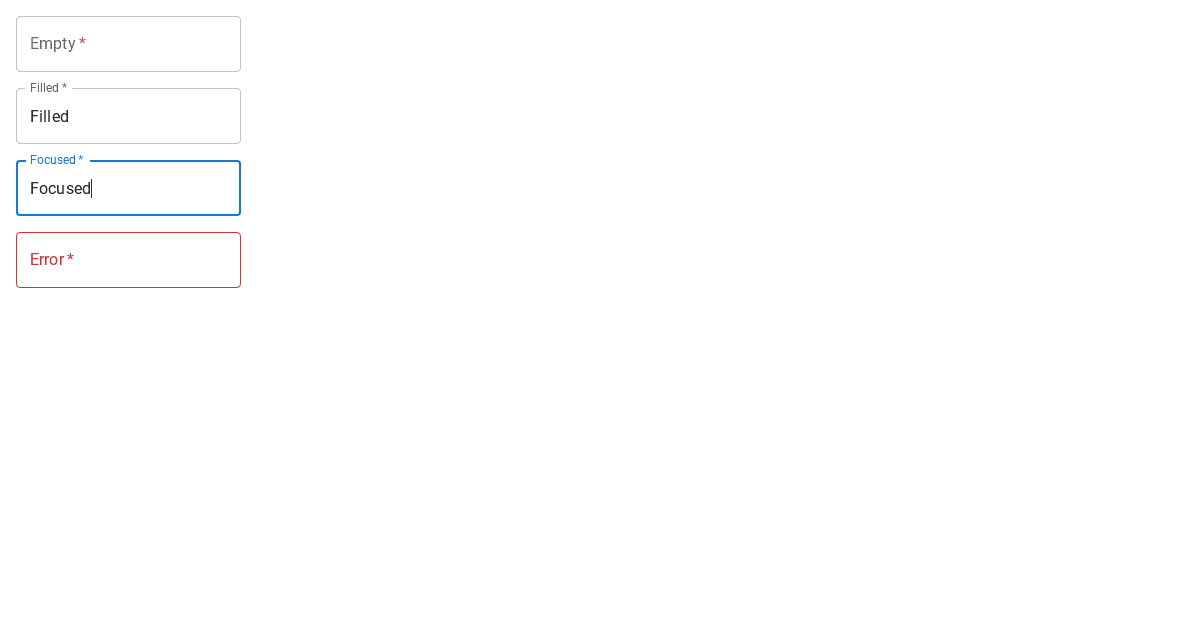 Textfield Asterisk with ownerState JS Codesandbox