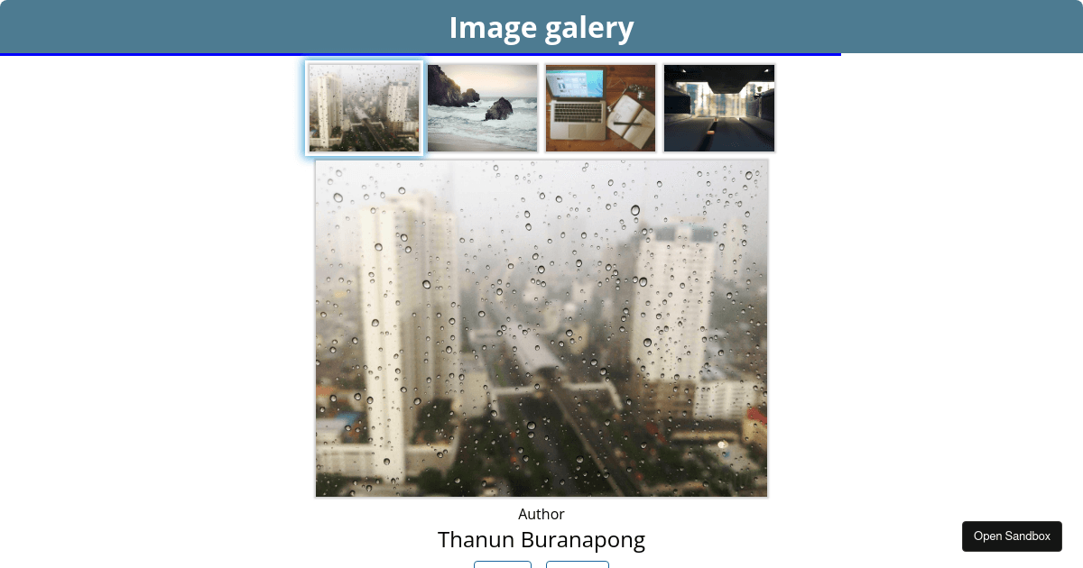 Random pictures - Codesandbox