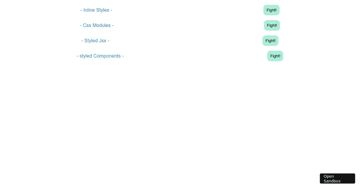 react - Codesandbox