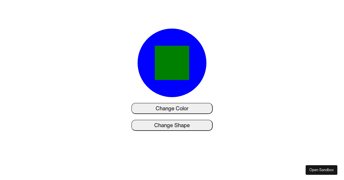 change-color-and-shape - Codesandbox