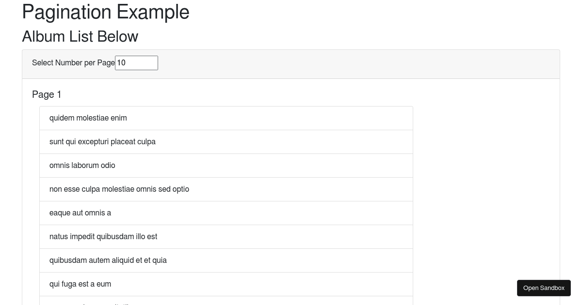 react - Codesandbox