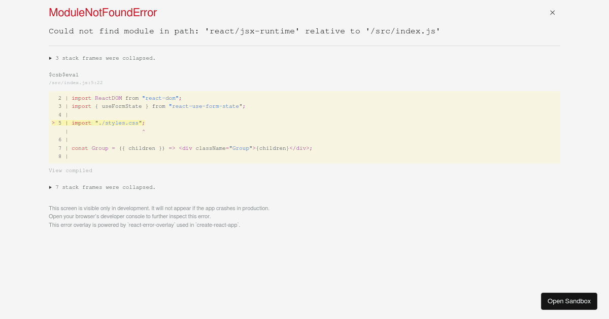 📄 react-use-form-state (Deployed) - Codesandbox