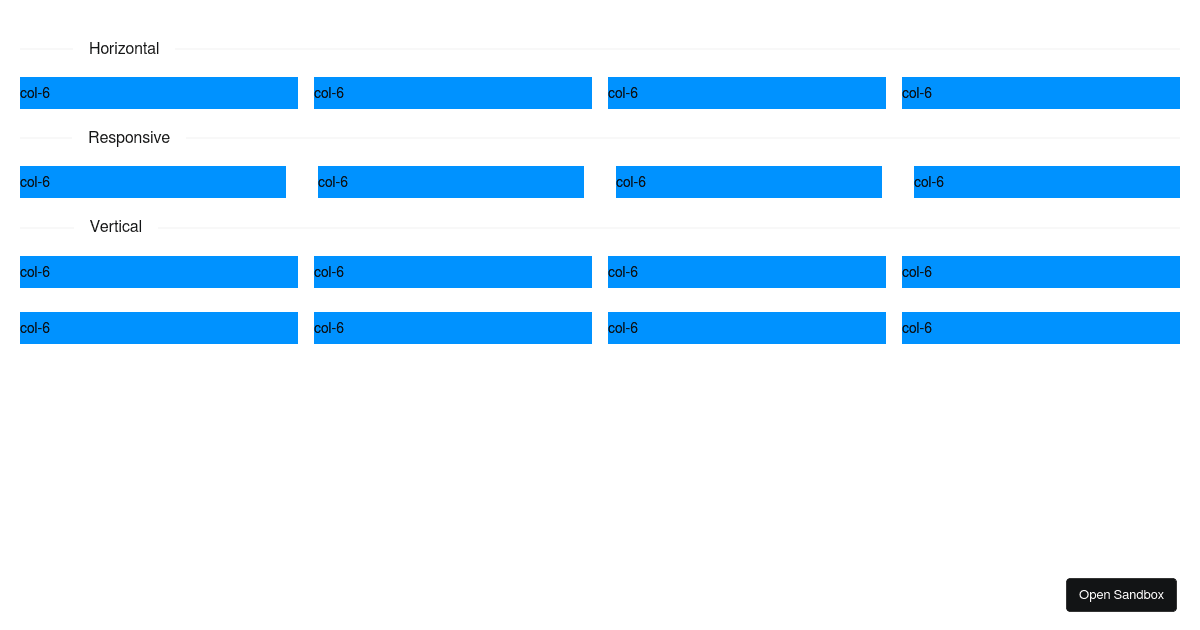Grid Gutter - ant-design-vue@4.0.1 - Codesandbox