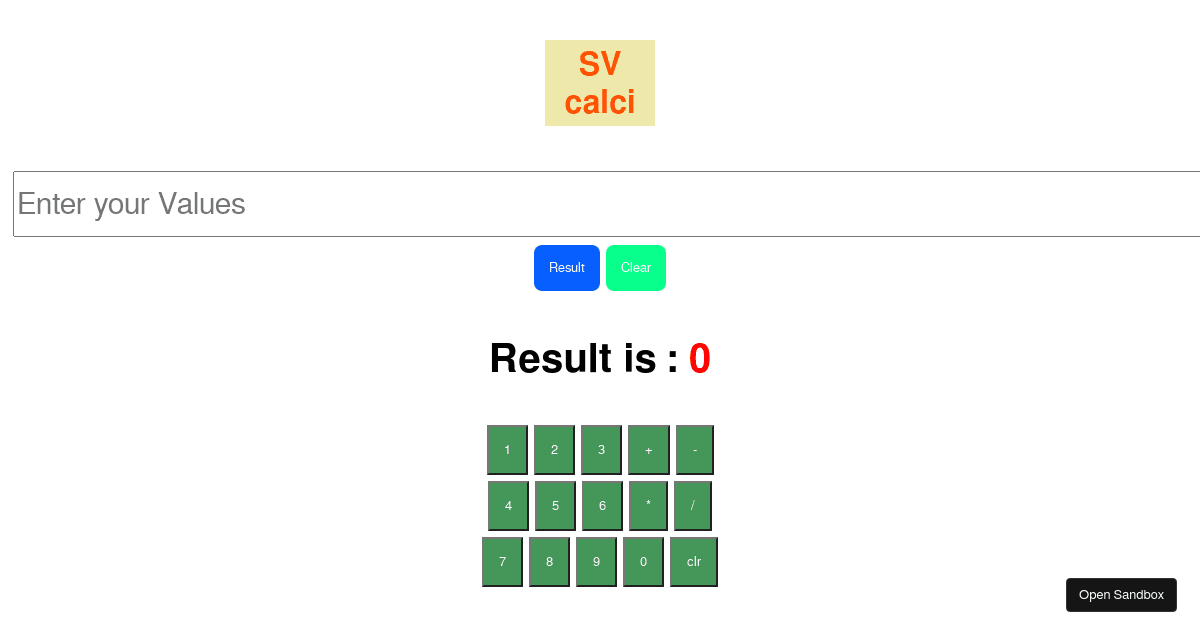 react - Codesandbox