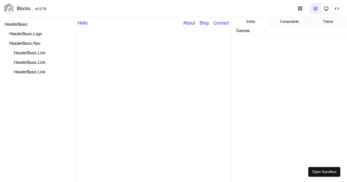blocks-ui - Codesandbox