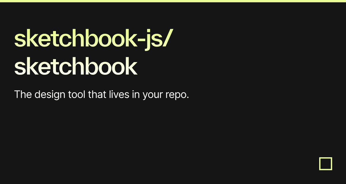 sketchbookjs/sketchbook Codesandbox