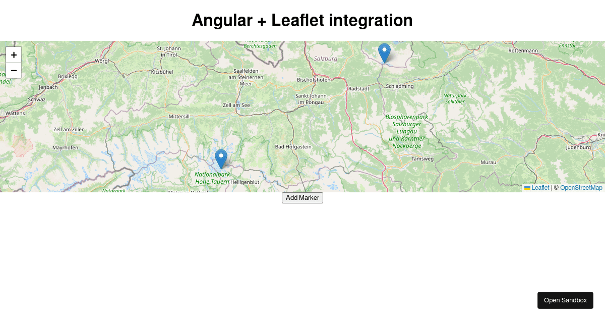 Angular Leaflet - Codesandbox