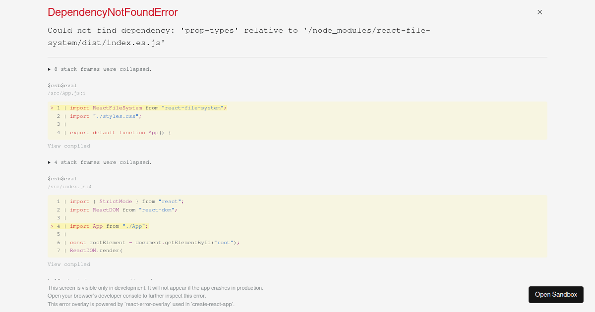 checking file uploading - Codesandbox