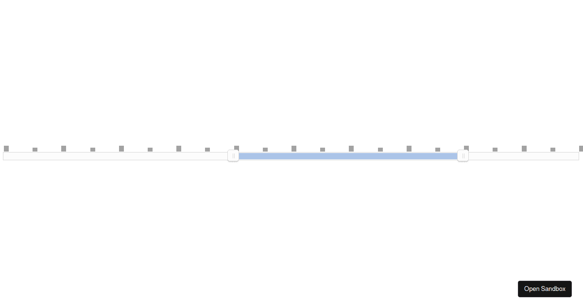 Airbnb Histogram Slider - Codesandbox