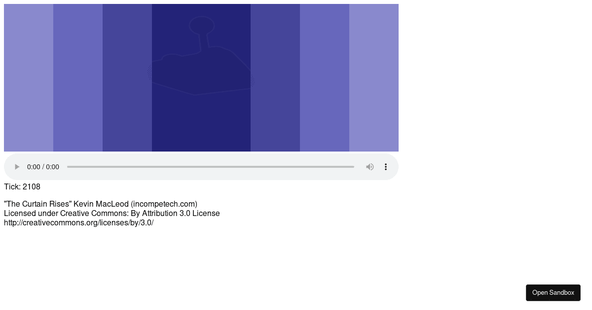 AnimationVideo - Perfect audio sync (forked) - Codesandbox