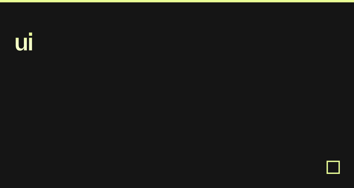 ui - Codesandbox