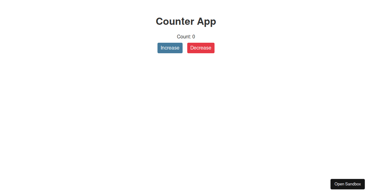 purejscounter Codesandbox