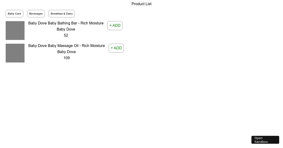 create-react-app Template (forked) - Codesandbox