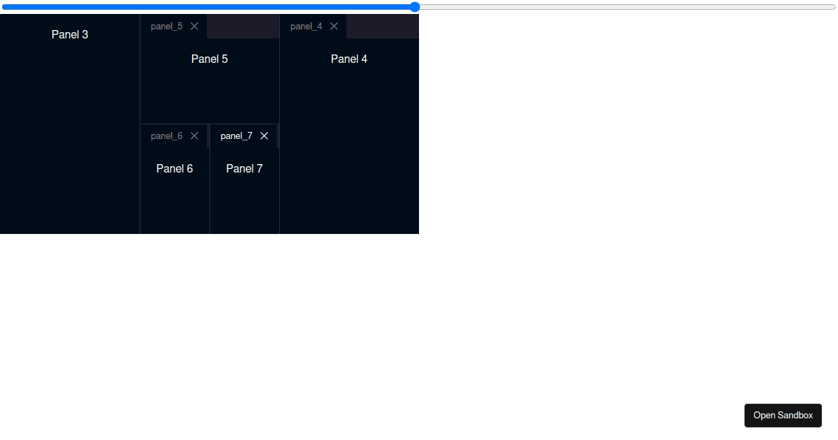 resizecontainer-dockview - Codesandbox