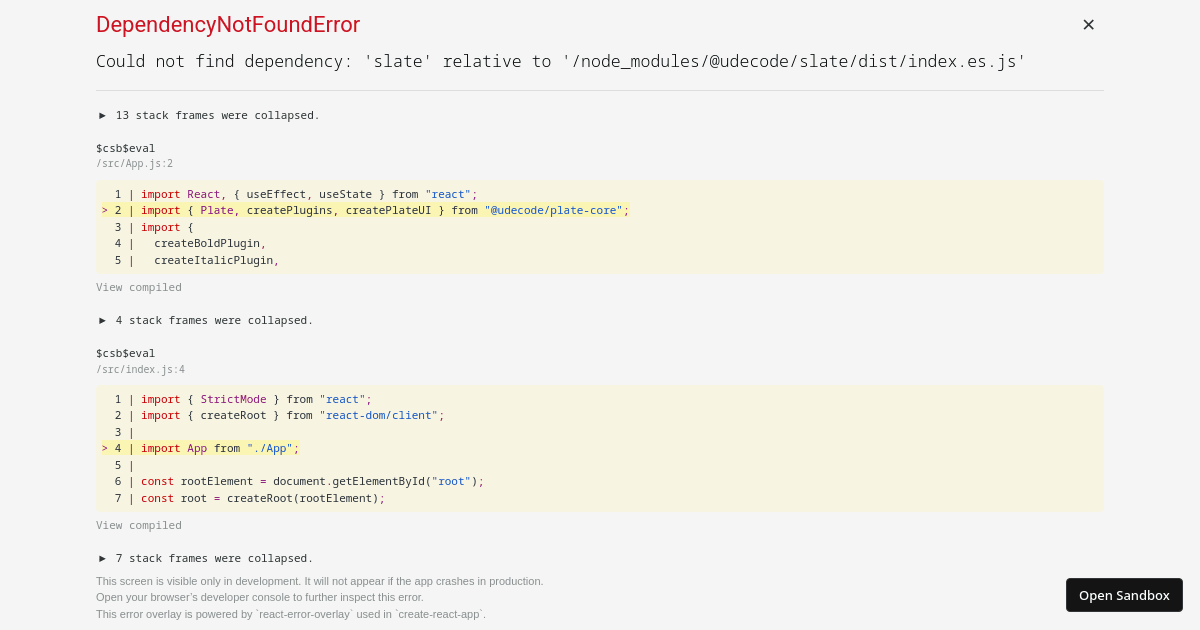 Dynamic Comments - Codesandbox
