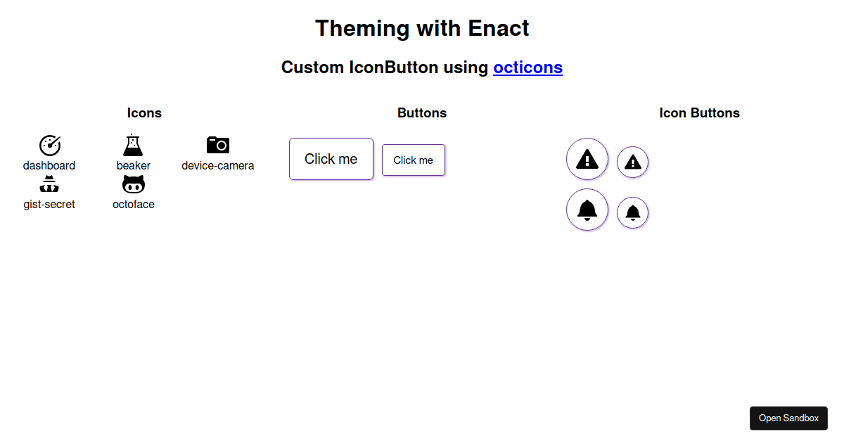 Theming with Enact - Codesandbox