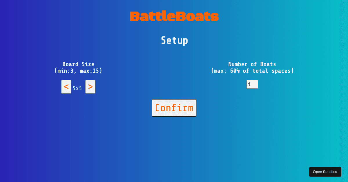 battleboats-redux - Codesandbox