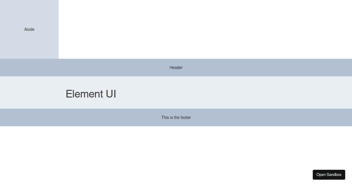 element-ui (forked) - Codesandbox