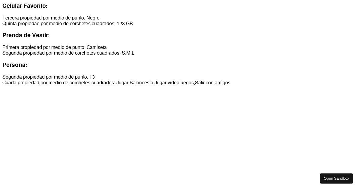 Sesion 6 - Codesandbox