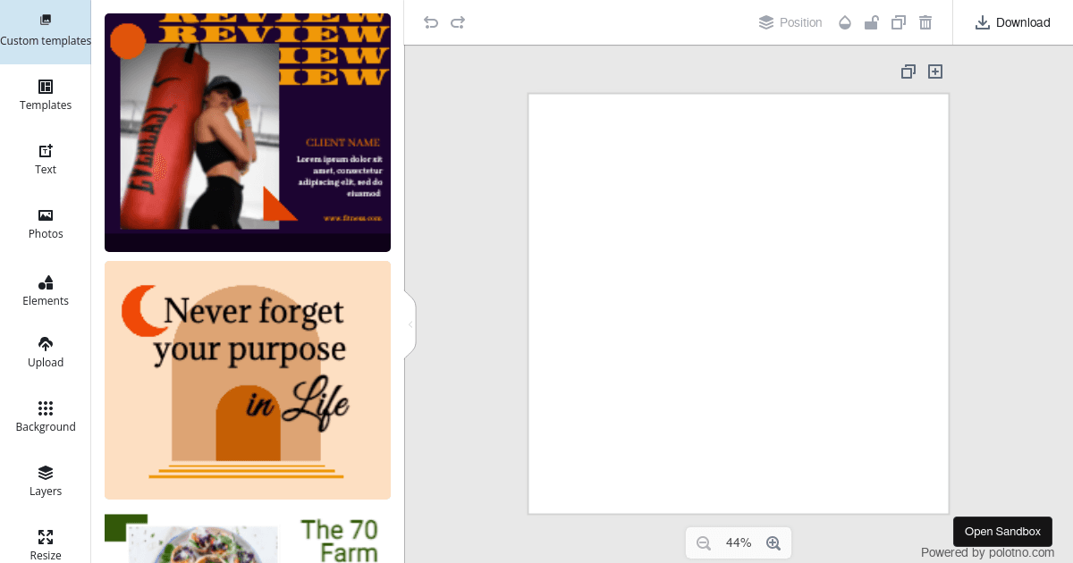 polotno-templates-library - Codesandbox