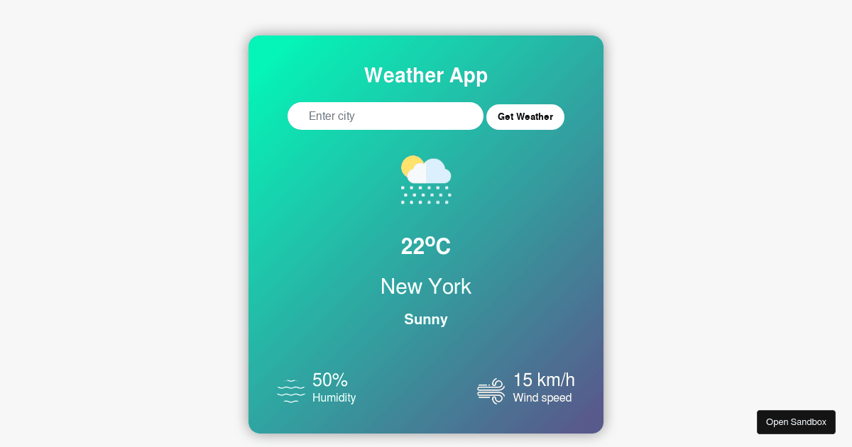 weather-app-codesandbox