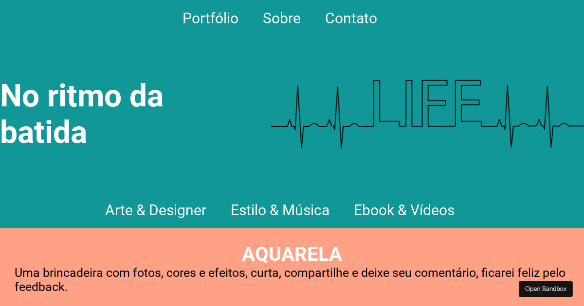 Desafio 3 - Codesandbox