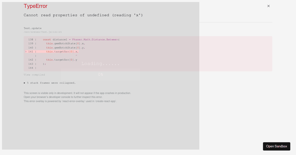 Phaser-tuts - Codesandbox