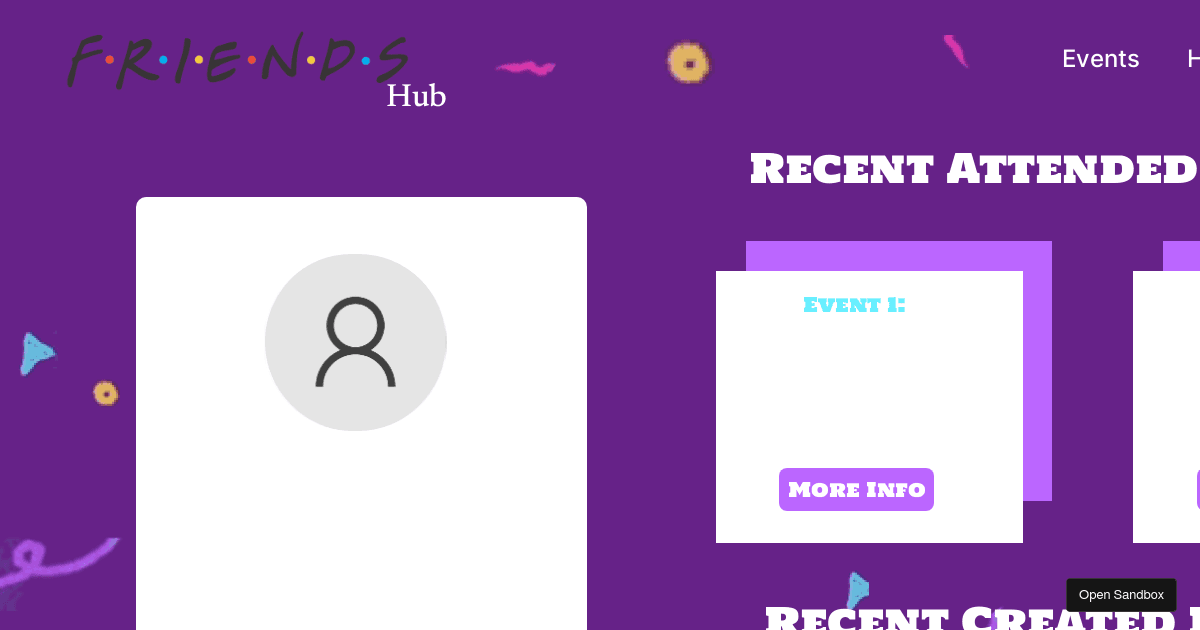 Profile Page Def 2 - Codesandbox