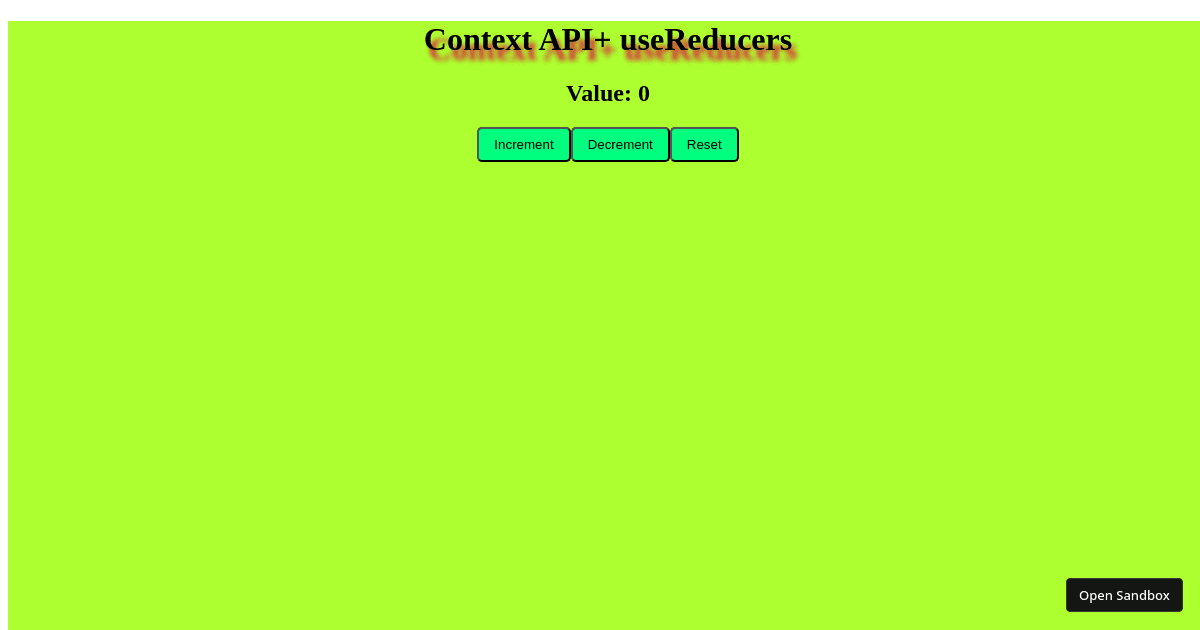 react - Codesandbox
