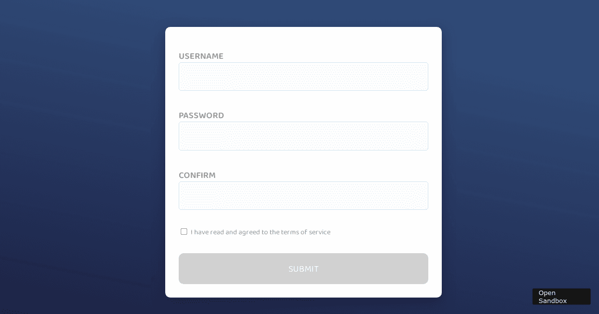 React (forked) - Codesandbox