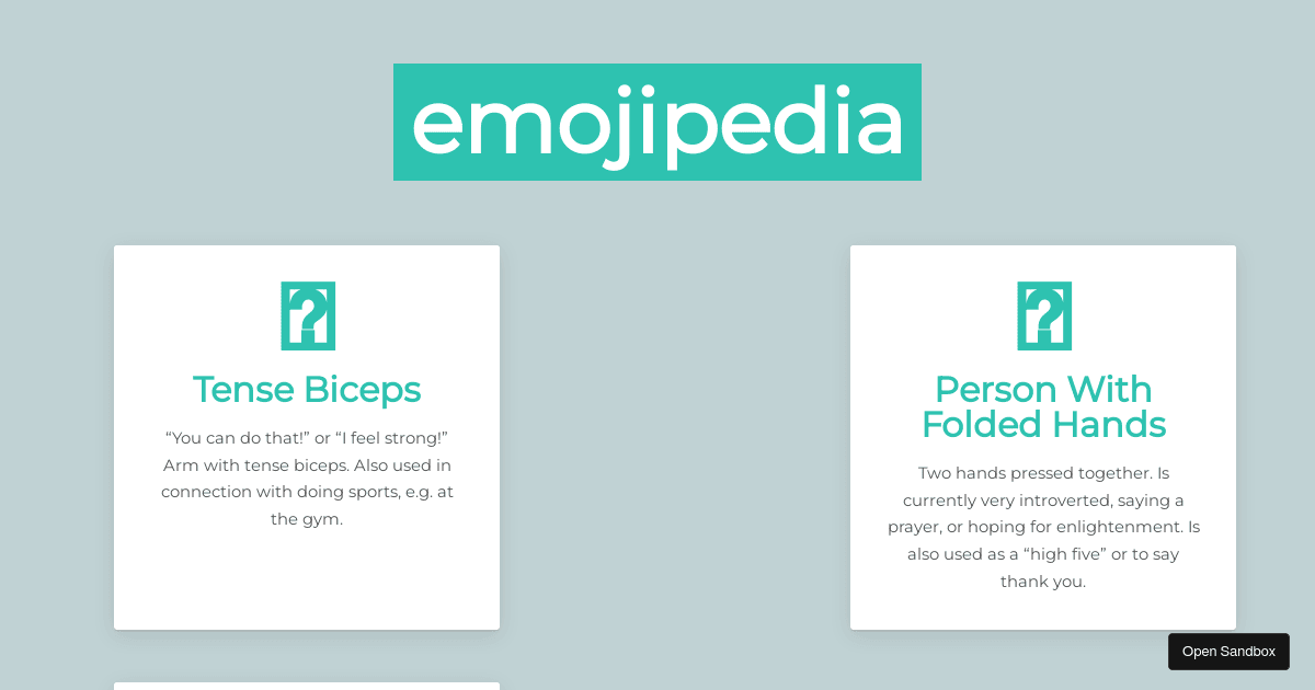 Mapping Components Practice (forked) - Codesandbox