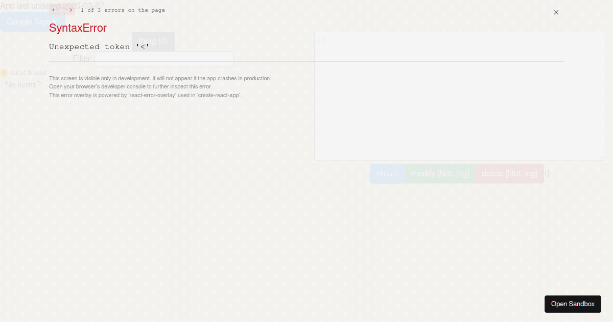 firebase-test - Codesandbox