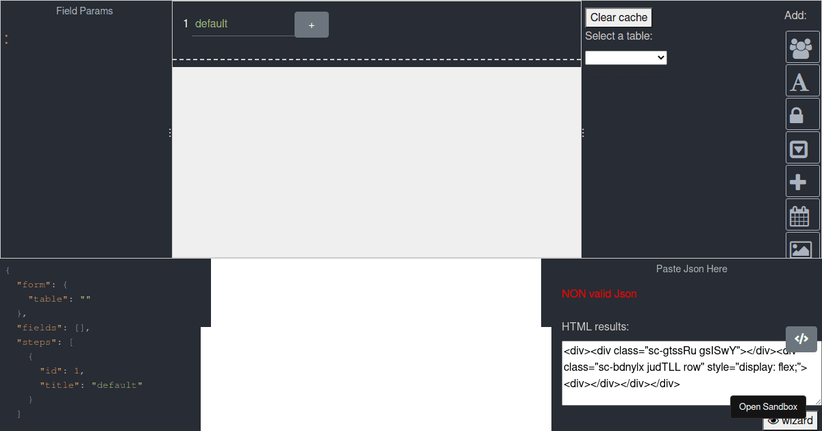 formgenerator - Codesandbox