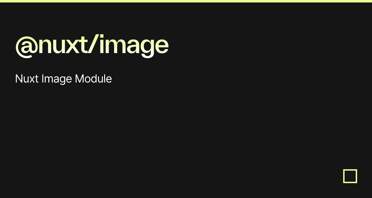 @nuxt/image - Codesandbox