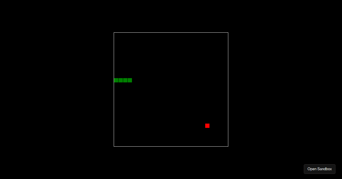 javascript-snake - Codesandbox