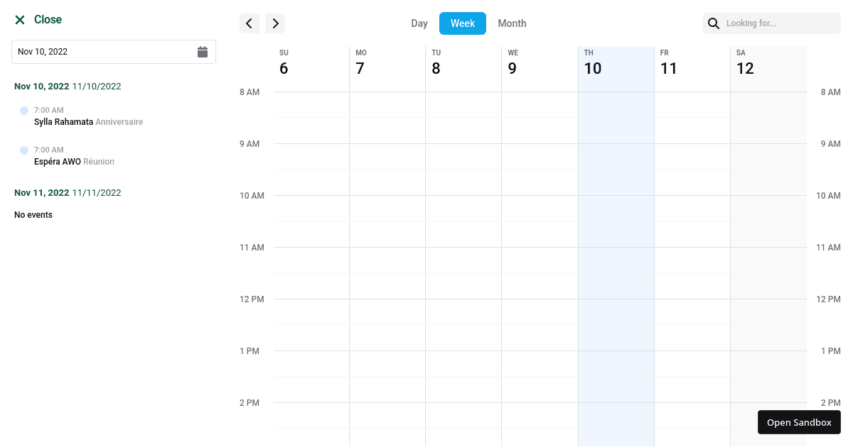 vue-pro-calendar Sandbox - Codesandbox