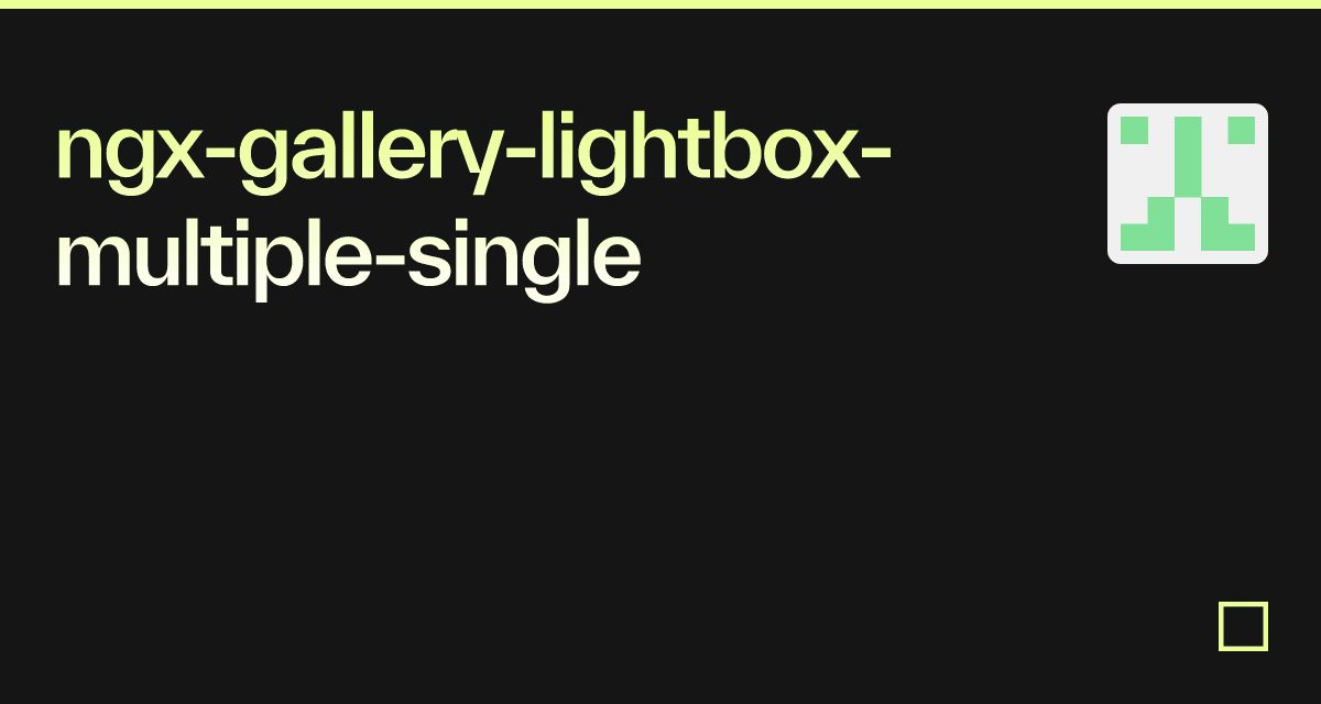 ngx-gallery-lightbox-multiple-single - Codesandbox