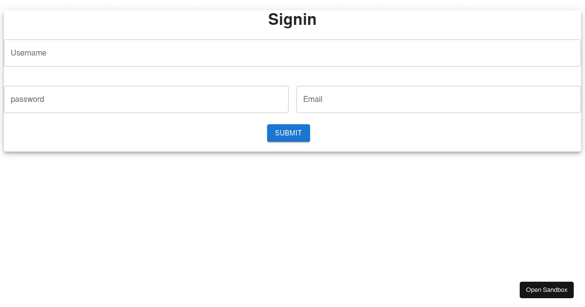 formik with materialui - Codesandbox