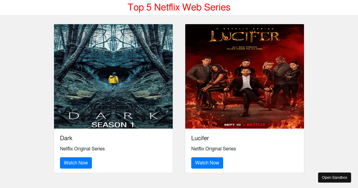 top-web-series - Codesandbox