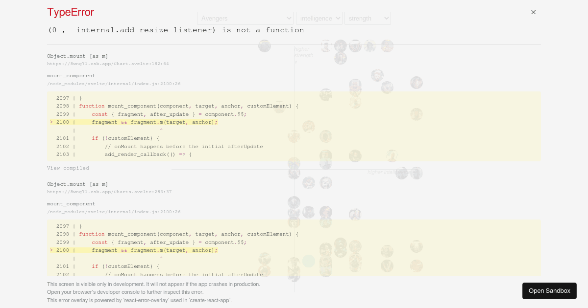 svelte - Codesandbox