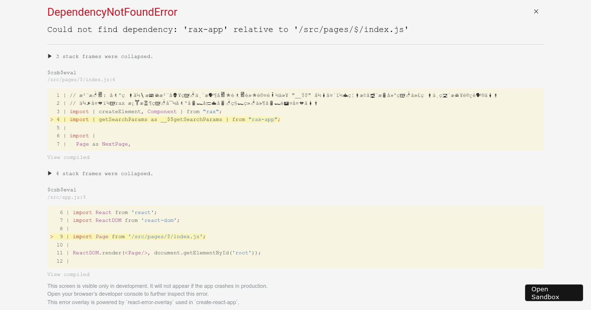 demo - Codesandbox