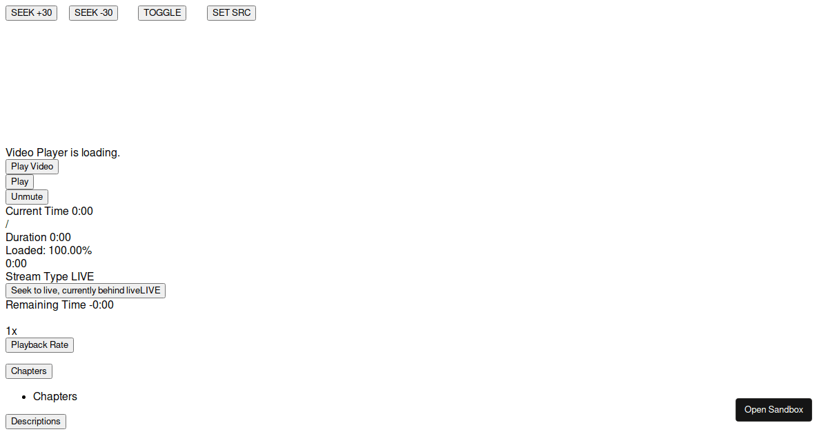 player - Codesandbox