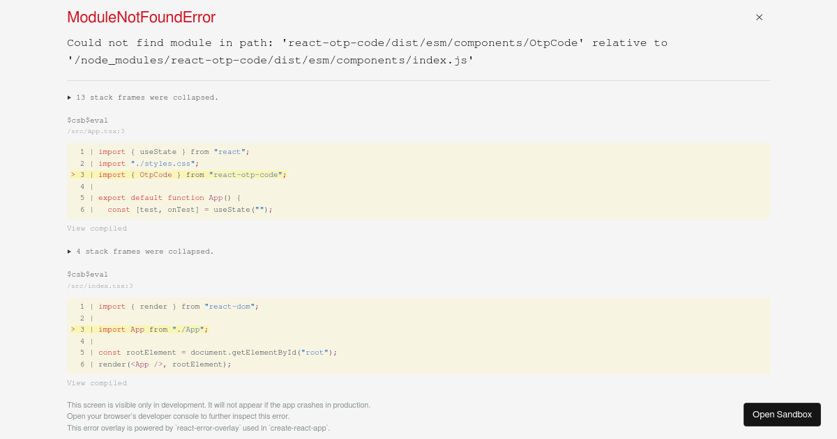 React Typescript (forked) - Codesandbox