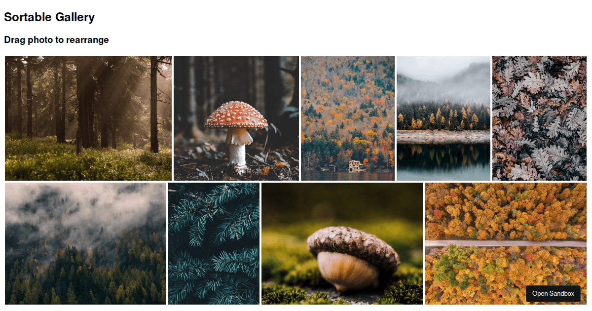 react-photo-gallery with react-sortable-hoc - Codesandbox