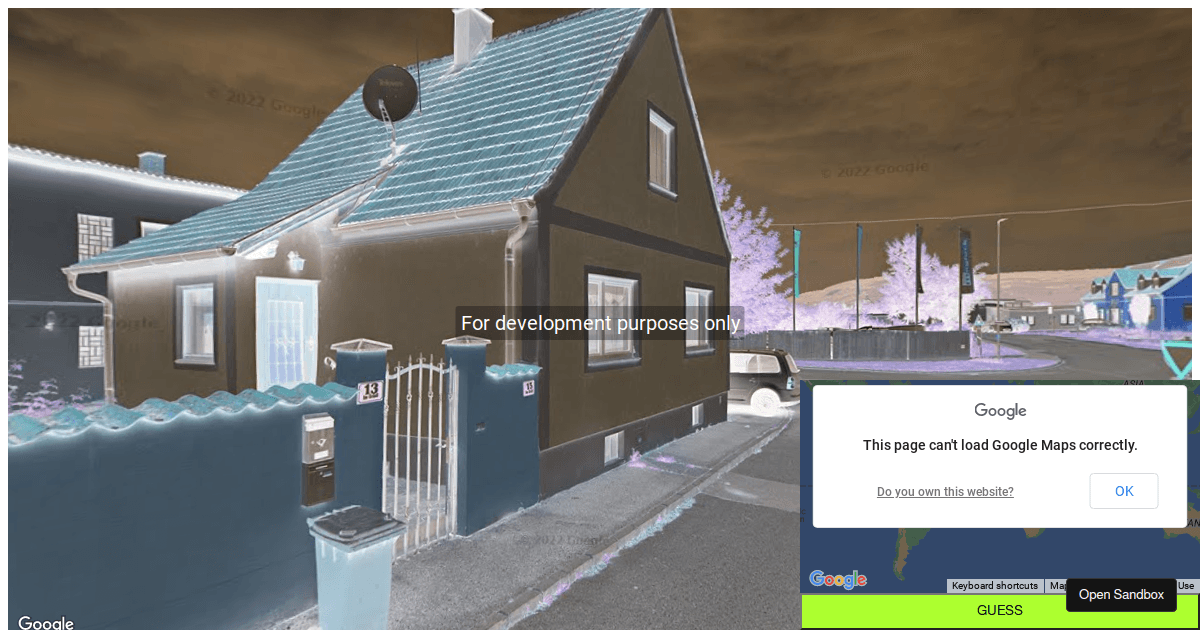 GuessLocation - Codesandbox